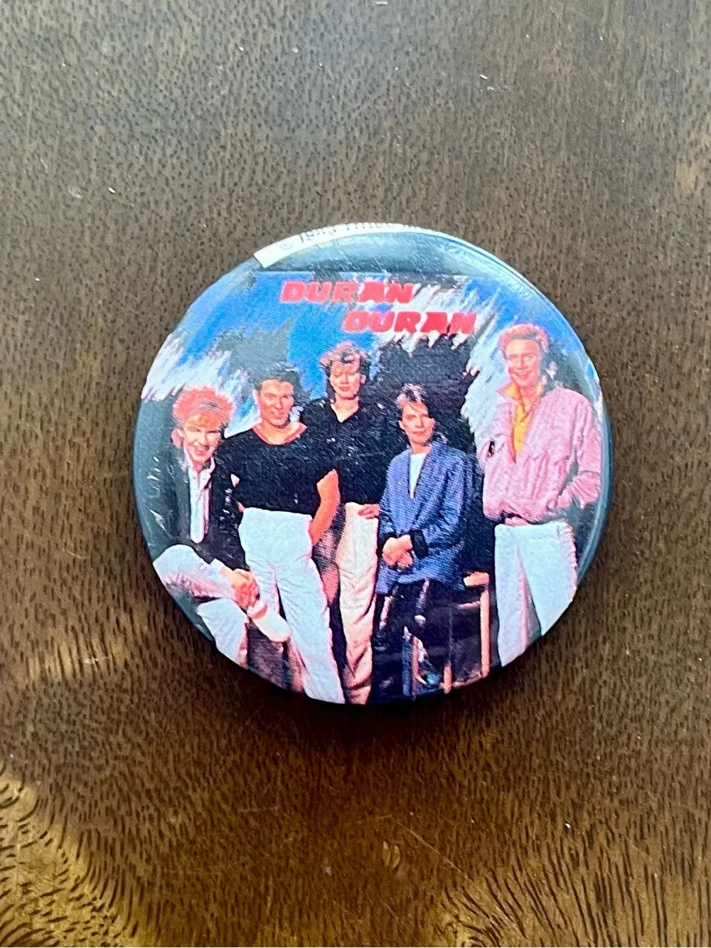 Set Of Seven Vintage Duran Duran Buttons With Pin Backs. Fabulous Condition